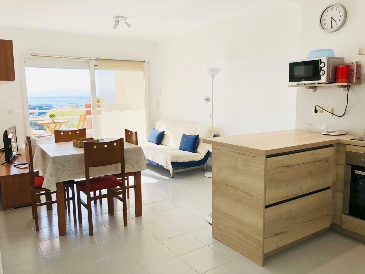 Roc Mar 3 3D - Apartamento Cerca Del Centro Y De La Playa - Terraza Con Vistas Al Mar Y Al Puerto Roses Exteriér fotografie